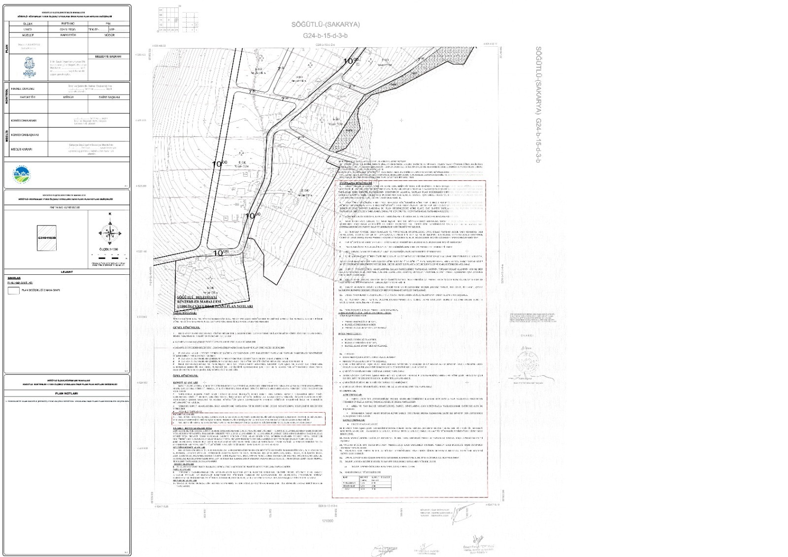 , Rüstemler Mahallesi, 1/1000 ölçekli Uygulama İmar Plan Hükümleri Değişikliği